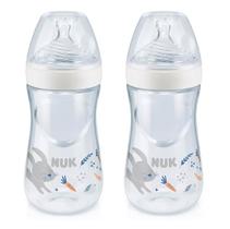 Kit 2 Mamadeiras Nuk Essence 270ml +6m Branca Nuk Kit 2 Mamadeiras Nuk Essence 270ml +6m Branca Nuk