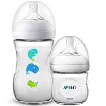Kit 2 Mamadeiras Petala 125/260ML Baleia Philips AVENT SCD301/08 Kit 2 Mamadeiras Petala 125/260ML Baleia Philips AVENT SCD301/08
