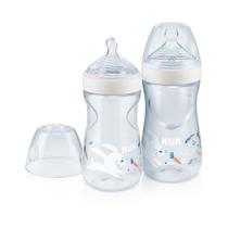 Kit 2 Mamadeiras Smart Flow Essence 270ml Neutral - NUK Kit 2 Mamadeiras Smart Flow Essence 270ml Neutral - NUK