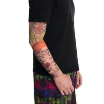 Kit 2 Manga Manguito Tatoo Para Braço Proteção Solar Sortidas