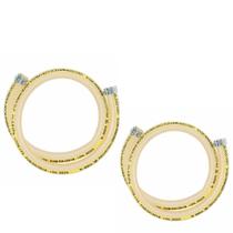 Kit 2 Mangueira Botijão Fogão Gás GLP Flexível PVC/Poliester 10mm x 3,9 Ibirá 1,25 Metros Inmetro