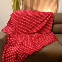 Kit 2 Manta Gigante King Sofá 2,40 x 1,80 m 2 ou 3 Lugares King Size Retrátil Algodão Capa p/ Sofa COR:CRUA/PRETO