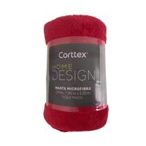 Kit 2 Manta Microfibra Casal Cobertor Flannel Veludo - Corttex