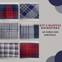 Kit 2 Manta Microfibra Casal Sortida 1,80 x 2,00 - ALTOMAX