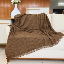 Kit 2 Manta p/ Sofá 3,00 x 1,80 m Artesanal King Size 2 ou 3 Lugares Retrátil Algodão COR:CINZA NEBLINA Kit 2 Manta p/ Sofá 3,00 x 1,80 m Artesanal King Size 2 ou 3 Lugares Retrátil Algodão COR:CINZA NEBLINA