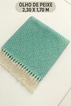 Kit 2 Manta para Sofá 2 ou 3 Lugares Retrátil King 100 Algodão 2,30x1,70m Capa para Sofá Colcha Cama