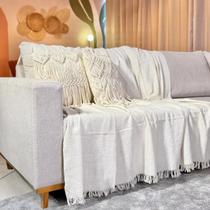 Kit 2 Manta para Sofá Kink Gigante 2 e 3 Lugares 3,00x1,80 Capa Protetor de Sofa Grande de Luxo