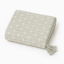 Kit 2 Manta para Sofa Premium 2,40 X 1,80 m King 2 ou 3 Lugares Retratil Capa p/ Sofa Peseira COR:TERRACOTA-BRANCO