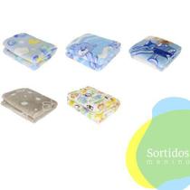 Kit 2 Mantas Bebe MicroFibra Prime 90x110cm - 100% poliéster