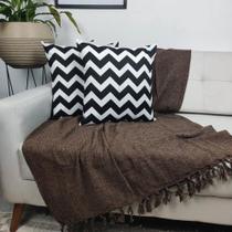 Kit 2 Mantas Gigantes Para Sofá 2.40x2.10 Cama, cobertor e Decoração