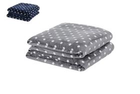 Kit 2 Mantas Para Cama de Casal Plush Soft Queen Estampada