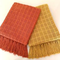 Kit 2 Mantas Para Sofá Terracota E Mostarda 1,20X1,80M Xale Decorativo De Luxo Mineiro Kit 2 Mantas Para Sofá Terracota E Mostarda 1,20X1,80M Xale Decorativo De Luxo Mineiro