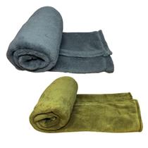 Kit 2 Mantas Pet Cor Cinza E Marrom Kit 2 Mantas Pet Cor Cinza E Marrom