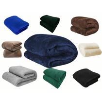 Kit 2 Mantas Soft Cobertor Micro Fibra Casal 2,0 x 1,80 Cores Diversas - Casa Clara