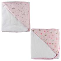 Kit 2 Mantas Soft Dupla Face para Bebê Bublim