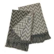 Kit 2 Mantas Xale para Sofá Poltrona Cama em Jacquard 1,40x1,60m Decorativa Luxo