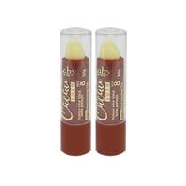 Kit 2 Manteiga de Cacau Laby FPS 8 Luxo com 1 Unidade de 3,3g Kit 2 Manteiga de Cacau Laby FPS 8 Luxo com 1 Unidade de 3,3g