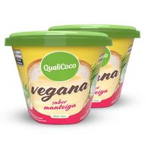 Kit 2 Manteiga De Coco Qualicoco 200G Sabor Manteiga Sem Sal Kit 2 Manteiga De Coco Qualicoco 200G Sabor Manteiga Sem Sal