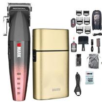 Kit 2 Maquina Profissional Corte NG 2038 Wmark NG 998 Shaver