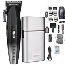 Kit 2 Maquina Wmark Corte Ng 2038 Shaver Ng 998 Prata Kit 2 Maquina Wmark Corte Ng 2038 Shaver Ng 998 Prata