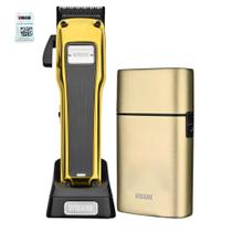 Kit 2 Maquina Wmark Corte NG2053A + Shaver NG998 Dourado