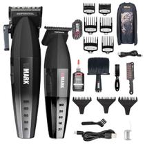 Kit 2 Maquina Wmark Ng 2038 Corte Ng 325 Acabamento Prata Kit 2 Maquina Wmark Ng 2038 Corte Ng 325 Acabamento Prata