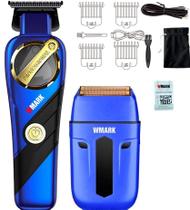 Kit 2 Maquina Wmark Ng9213 Acabamento Shaver Ng984A Azul