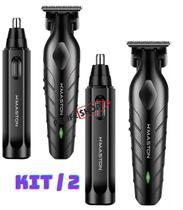 Kit 2 Máquinas de Cortar Cabelo Profissional LFJ05 2 Aparadores de Pelos