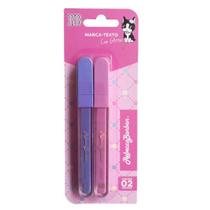 Kit 2 Marca Textos Lilás/Rosa Rebecca Bonbon - Material Escolar Sky Paper Kit 2 Marca Textos Lilás/Rosa Rebecca Bonbon - Material Escolar Sky Paper