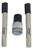 Kit 2 Marcadores Quadro Branco Recarregável + Tinta Preta Preto