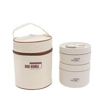 Kit 2 Marmitas Redonda Alimentos + Bolsa Térmica exercício funcional