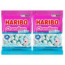 Kit 2 Marshmallows Haribo Chamallows Cables Blue Sabor Algodão Doce 70g Kit 2 Marshmallows Haribo Chamallows Cables Blue Sabor Algodão Doce 70g