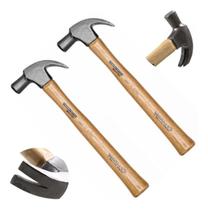 Kit 2 Martelo de Unha Tramontina Master 27mm Cabo em Madeira Envernizado - 40370027