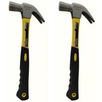 Kit-2 Martelos Tipo de Unha Cabo Fibra Emborrachado Fiberglass 27mm Fertak