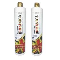 Kit 2 Mascara Britanica Alisamento Progressiva 1 Kg Cada