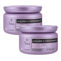 Kit 2 Máscara Capilar Siàge Acelera o Crescimento 250g Kit 2 Máscara Capilar Siàge Acelera o Crescimento 250g