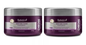 Kit 2 Máscara Chrome Matizador Bothânico Hair 250g Kit 2 Máscara Chrome Matizador Bothânico Hair 250g