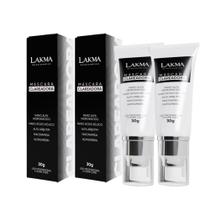 Kit 2 Máscara Clareadora 30g Lakma Tratamento Facial e Corporal