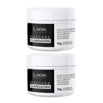 Kit 2 Máscara Clareadora Facial Antidade Esfoliante 10g Lakma Kit 2 Máscara Clareadora Facial Antidade Esfoliante 10g Lakma