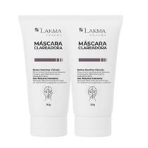 Kit 2 Máscara Clareadora Redutor de Manchas 30g Lakma Pharma Kit 2 Máscara Clareadora Redutor de Manchas 30g Lakma Pharma