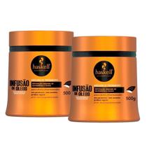 Kit 2 Máscara de Nutrição Haskell Infusão de Óleos 500g Kit 2 Máscara de Nutrição Haskell Infusão de Óleos 500g
