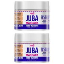 Kit 2 Mascara Juba Hidro Nutritiva Widi Care Hidratação Nutrição Cabelo Vegano 500g