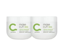 Kit 2 Máscara Make Curl Kids Amavia Hidratação Cabelo Cacho