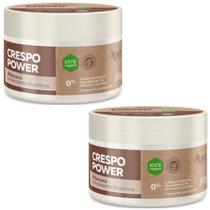 Kit 2 Mascara Nutrição Apice Crespo Power Umectante Cabelo Profissional Vegano 300g