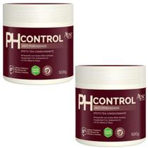Kit 2 Mascara Ph Control Anti Porosidade Condicionante Capilar Vegano Apice 500g