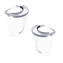 Kit 2 Máscara Protetor Facial Transparente Confortável