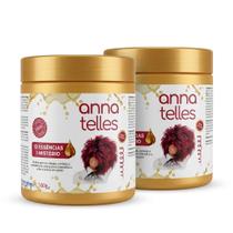 Kit 2 Máscaras 12 Essências 1 Segredo Anna Telles Hidratação