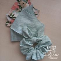 Kit 2 máscaras + 1scrunchie Lolita