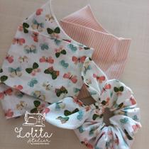 Kit 2 máscaras + 1scrunchie Lolita
