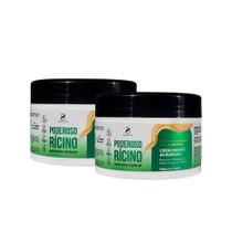 Kit 2 Máscaras Capilares Rícino BioSeiva 300g - Hidratação, Força, Reparação e Brilho Intenso Kit 2 Máscaras Capilares Rícino BioSeiva 300g - Hidratação, Força, Reparação e Brilho Intenso